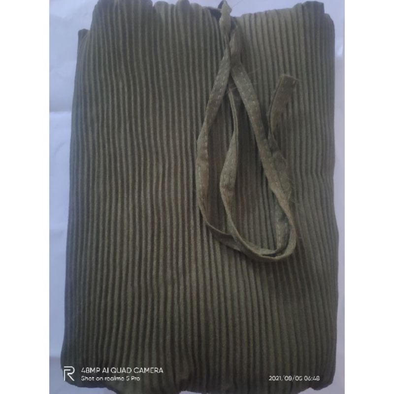 PROMO JILBAB INSTAN BERGO PLISKET LIDI/JILBAB PLISKET MARYAM 70x80-Army