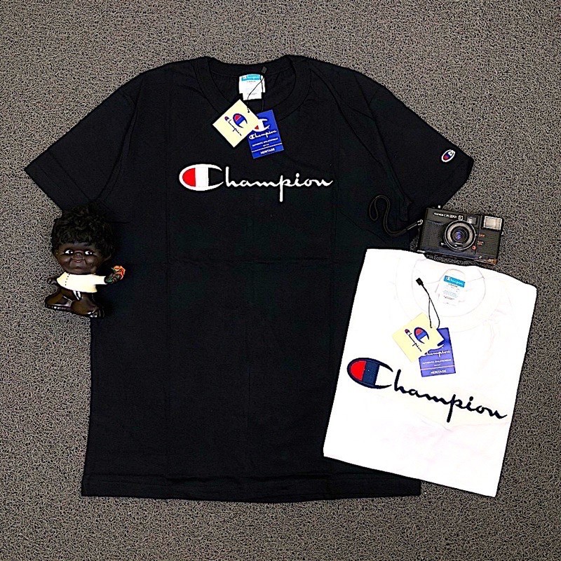 Kaos Champion Logo Brand Grade Ori Tag Wash Shopee Kaos Champion Logo Brand Grade Ori Tag Wash Shopee