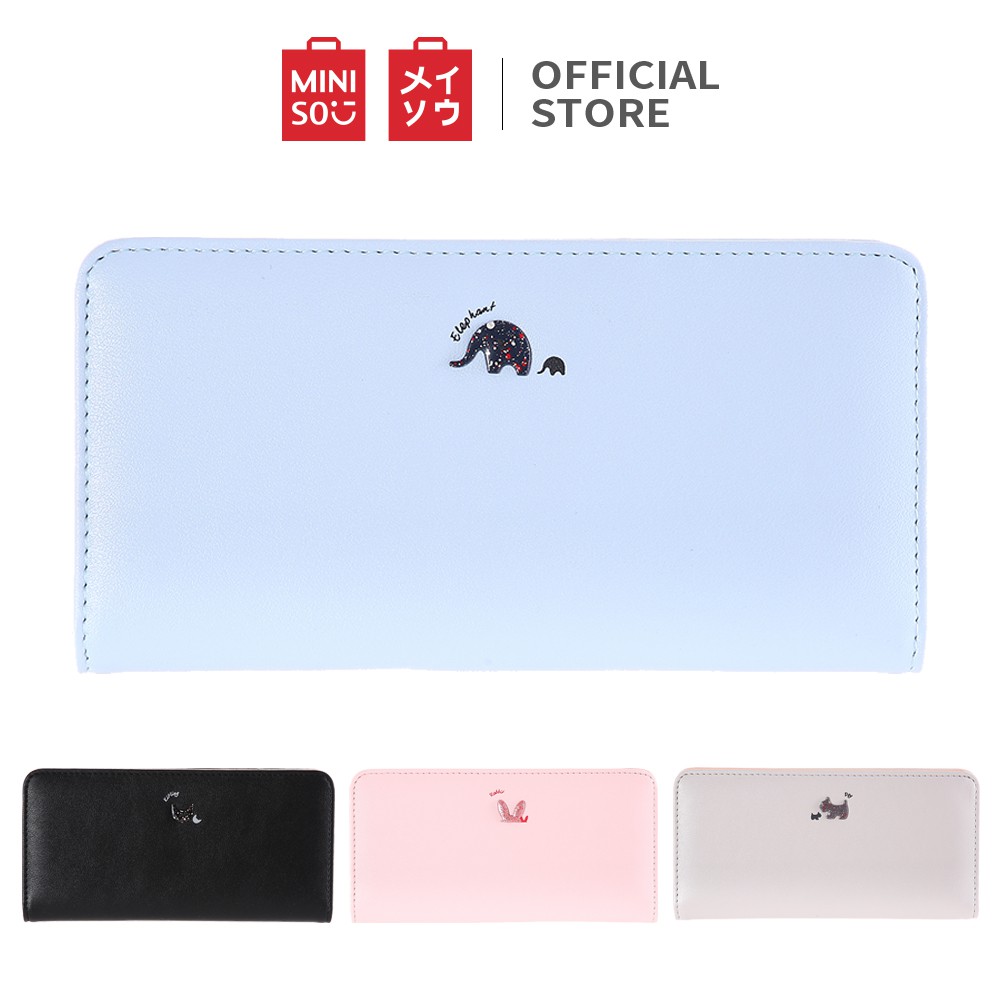  Miniso  Official Hewan Karakter Dompet  Panjang Wanita  