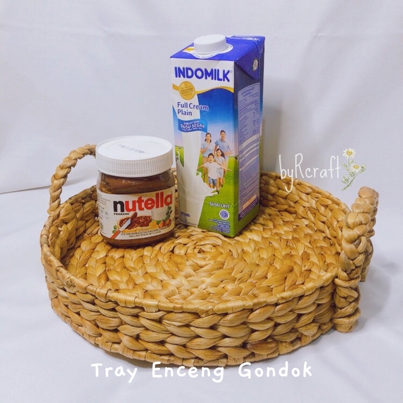 Nampan Enceng Gondok/ Tray Enceng Gondok/ Baki Enceng Gondok