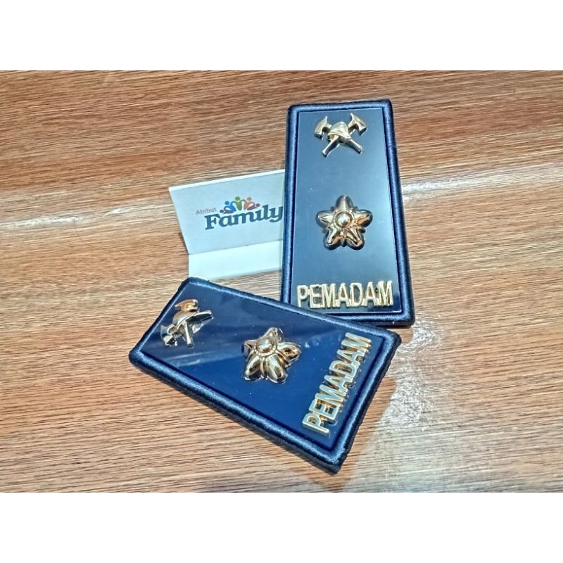 Pangkat Pdh PEMADAM/DAMKAR 3D Kain Akrilik