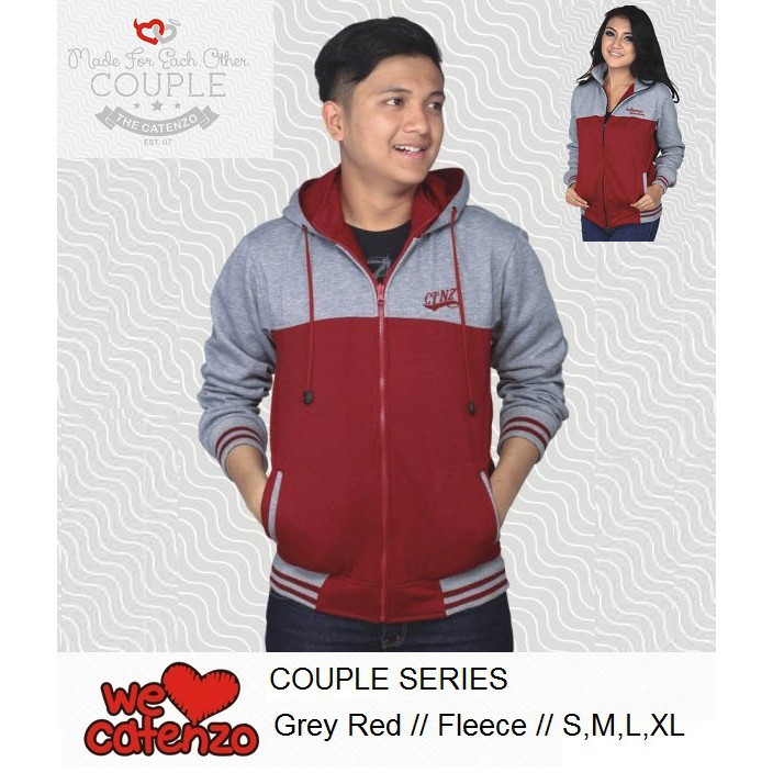 Jaket Couple NU 087-088 Fashion Distro Catenzo / sweater hoodie cowok cewek keren murah terlaris