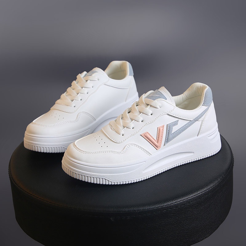 [DENDEN.ID] Sepatu Wanita Sneaker Tinggi Luar Negeri Import Sepatu Olahraga Korea DD1026