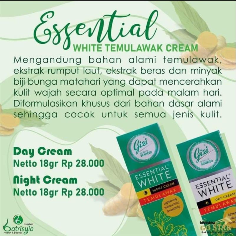 Cream Temulawak Gizi