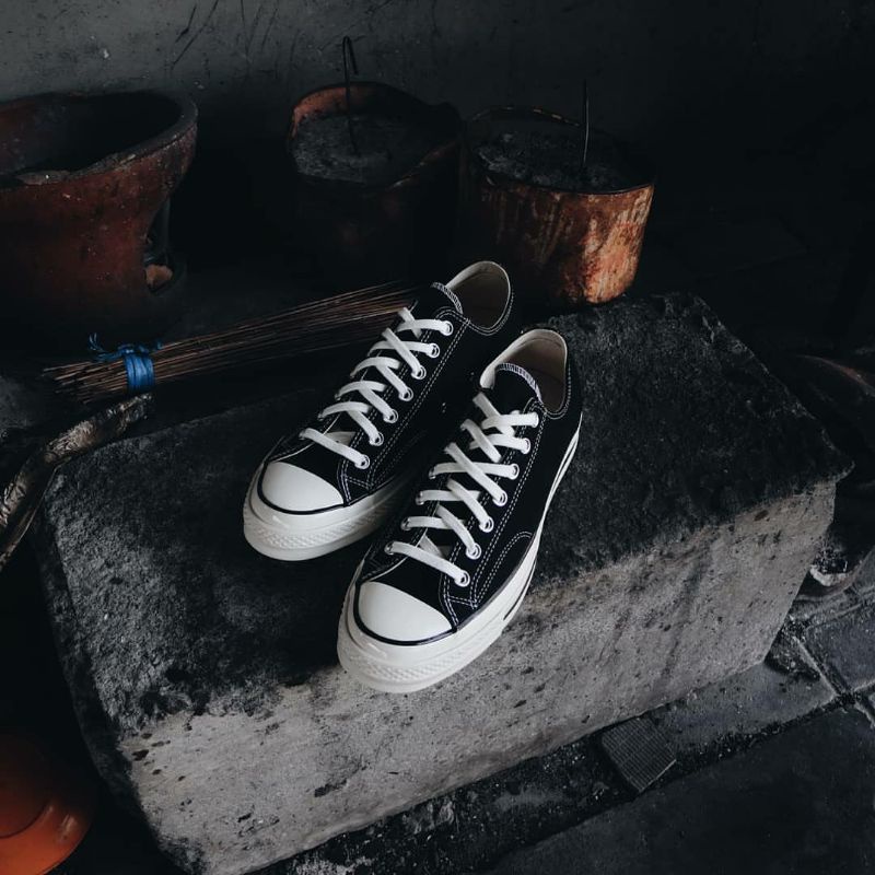 CONVERSE 70S LOW BLACK EGRET