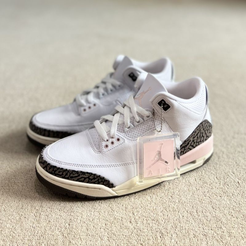 Air Jordan 3 Retro Neopolitan Pink Dark Mocha (100% Original)