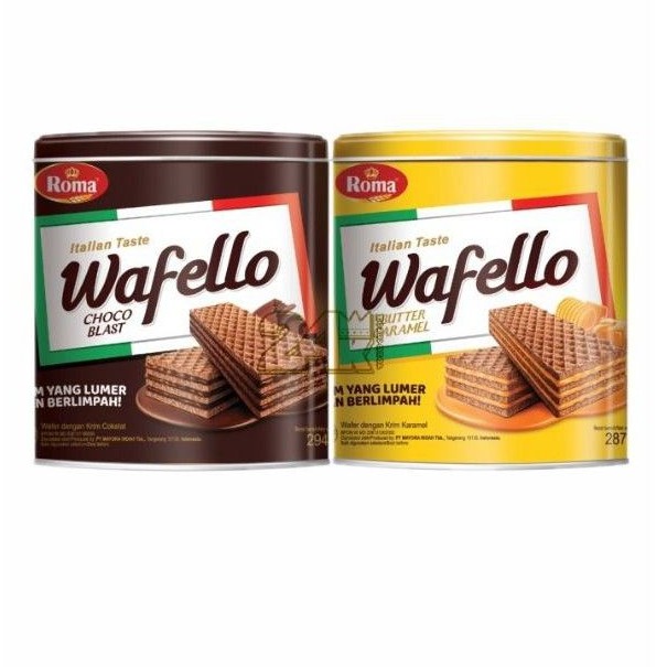 

Roma Wafer Wafello Choco Blast Butter Caramel 294gr