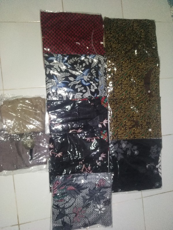Atasan Batik Blouse M L Xl Xxl~bisa Cod