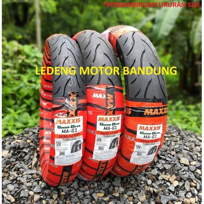 Maxxis 100/80-14 MAGI Ban Tubeless Motor Matic Matik MA-G1 Scooter