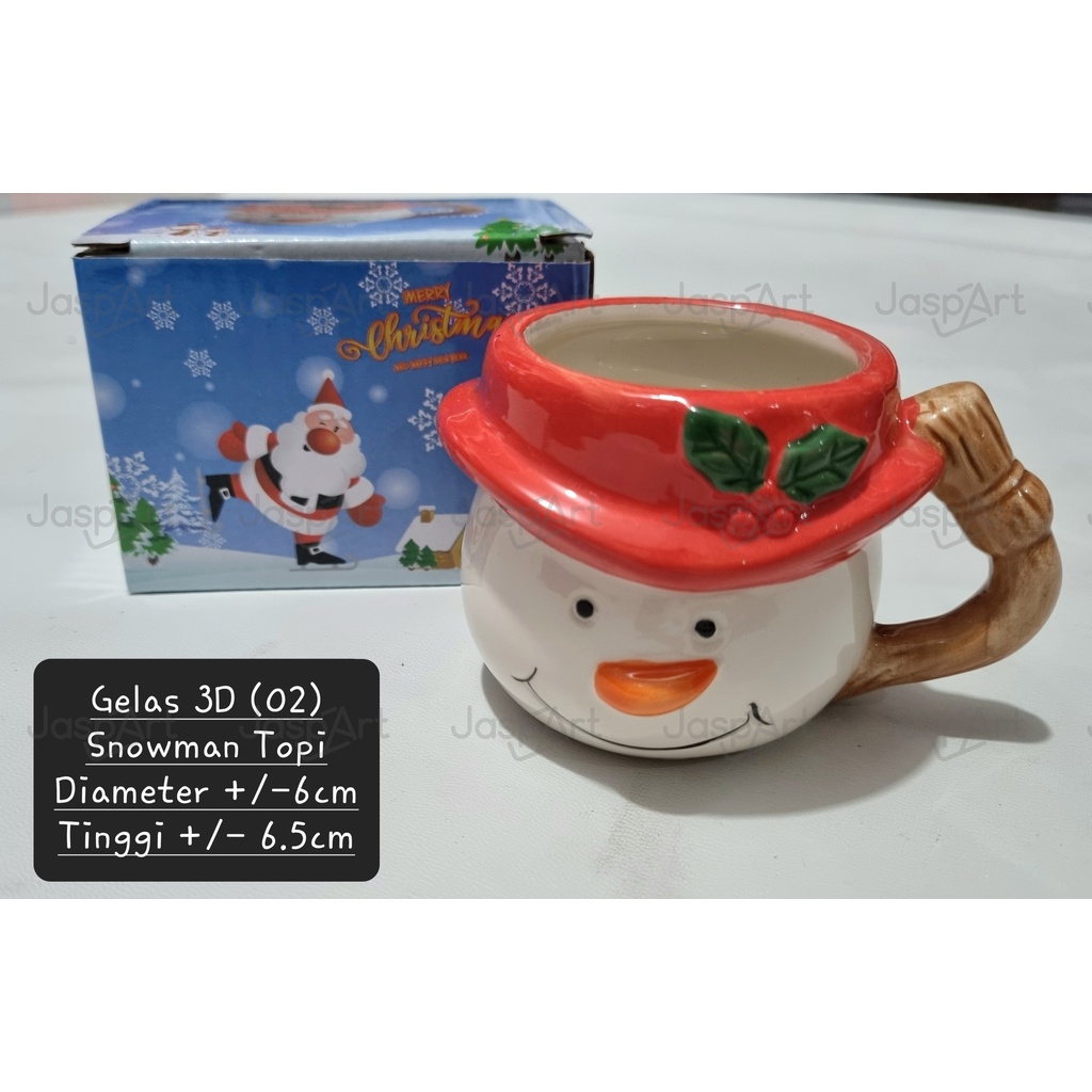 GELAS NATAL MUG NATAL MUG MERRY CHRISTMAS MUG SANTA SNOWMAN LUCU HADIAH NATAL SOUVENIR NATAL MURAH