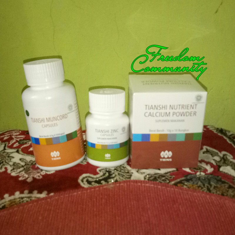 Tiens PAKET PROMIL SUAMI Lengkap| Muncord + Zinc +  Kalsium |Kesuburan pria