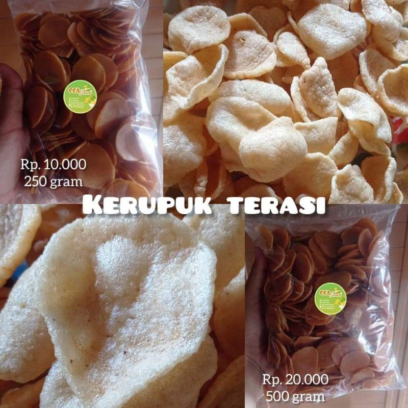 

KERUPUK TERASI MENTAH 1 KG