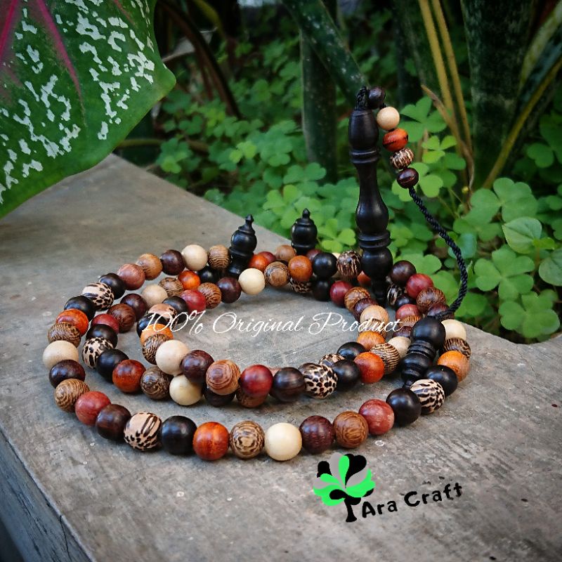 Tasbih Kombinasi / Tasbih Kayu Bertuah / Tasbih Kayu Bertuah / Tasbih Kayu / Tasbih Kesehatan / Tasb
