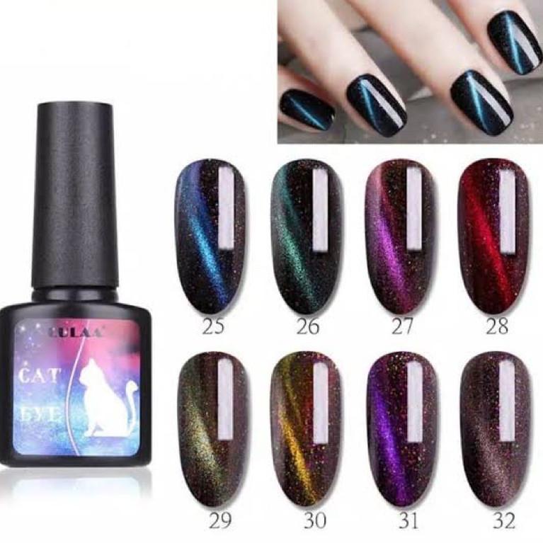 LULAA 8ml cat eye gel polish soak off uv led / kutek cateye mata kucing gel