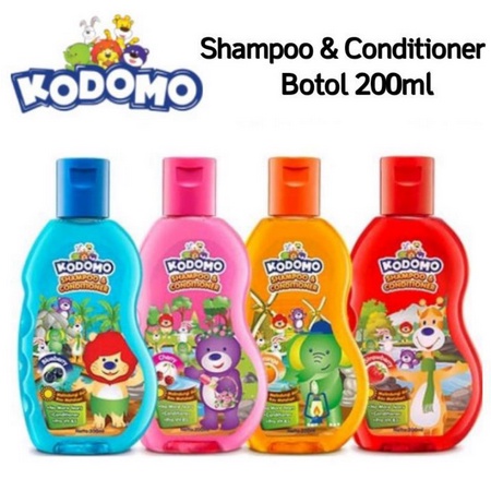 Kodomo Shampoo Conditioner Gel Orange 200Ml