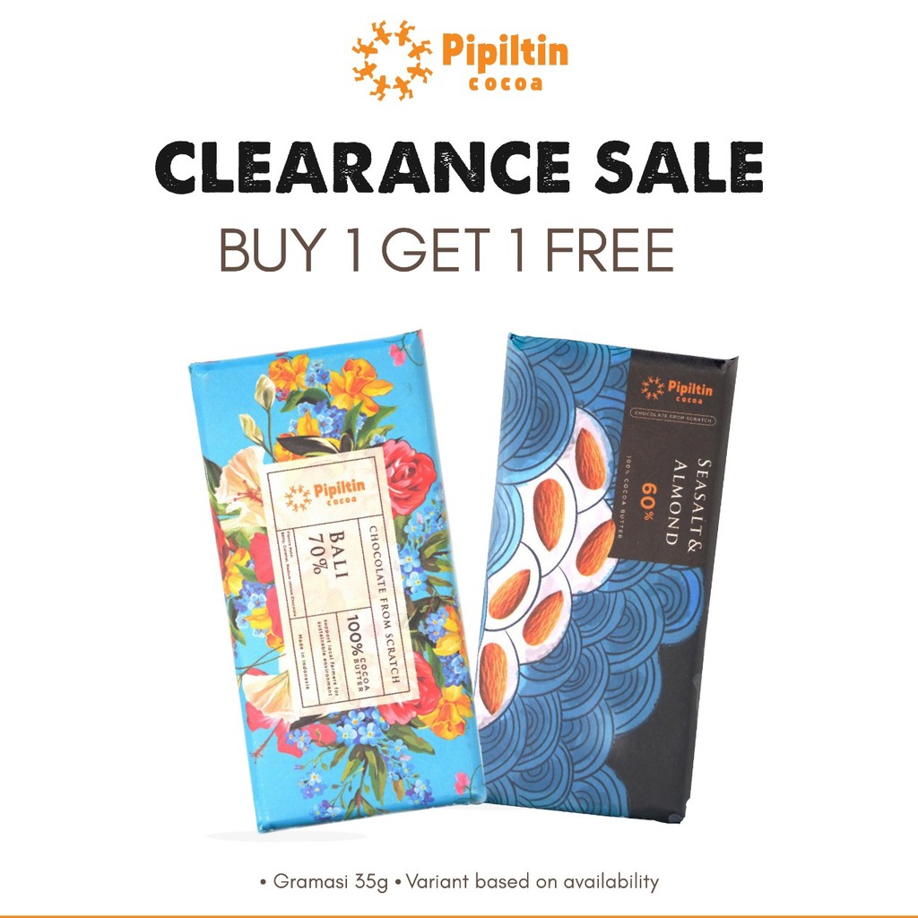 

Clearence Sale Buy 1 Get 1 Chocolate Bar Bali 70% 80gr