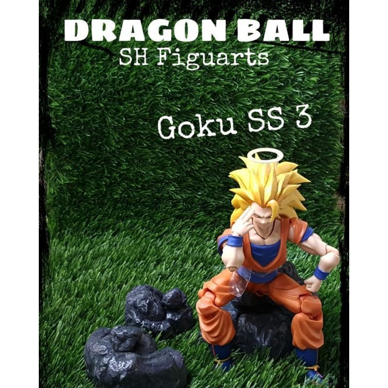 SHf Dragon ball Son Goku super saiyan 3 dragonball ori Bandai
