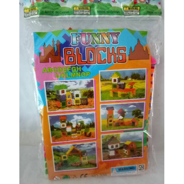MAINAN FUNNY  BLOCKS | BLOCK RUMAH