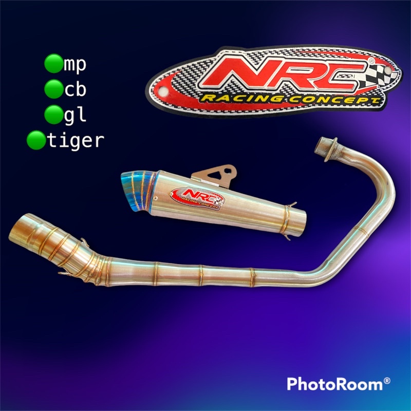 Knalpot Nrc jiksaw corblue leher paten mp cb gl tiger bukan cts dsm dpj