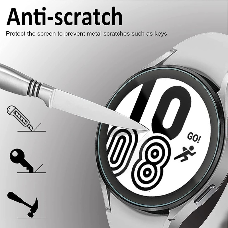 1pc Pack Samsung Watch HD Clear Anti Scratch Full Screen Protector Film / Classic 40mm 44mm 42mm 46mm Tempered Glass Film For Samsung Galaxy Watch 4