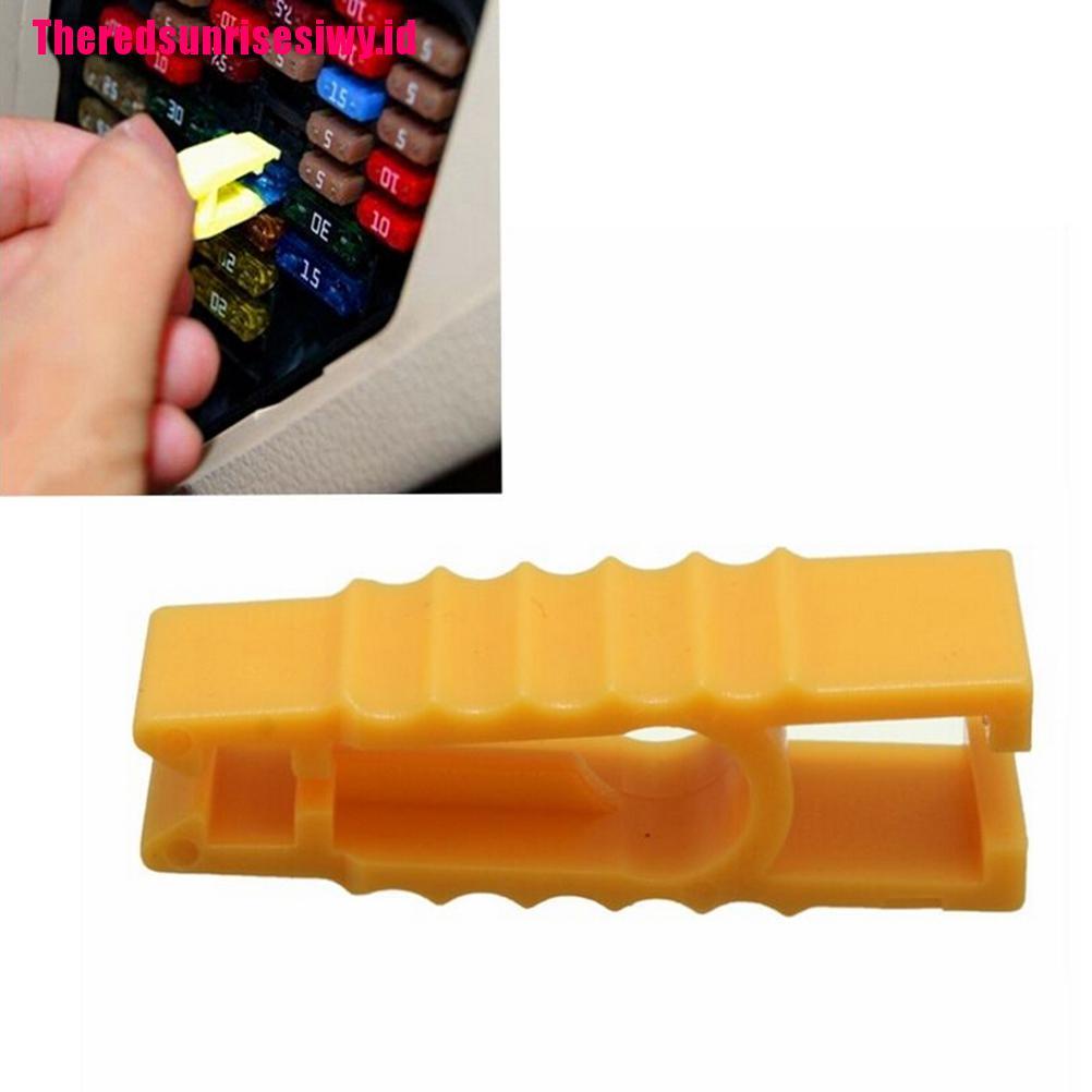 【Theredsunrisesiwy.id】2 Pcs Fuse Puller Automobile Car Fuse Fetch Clip Powerful Extractor Tool