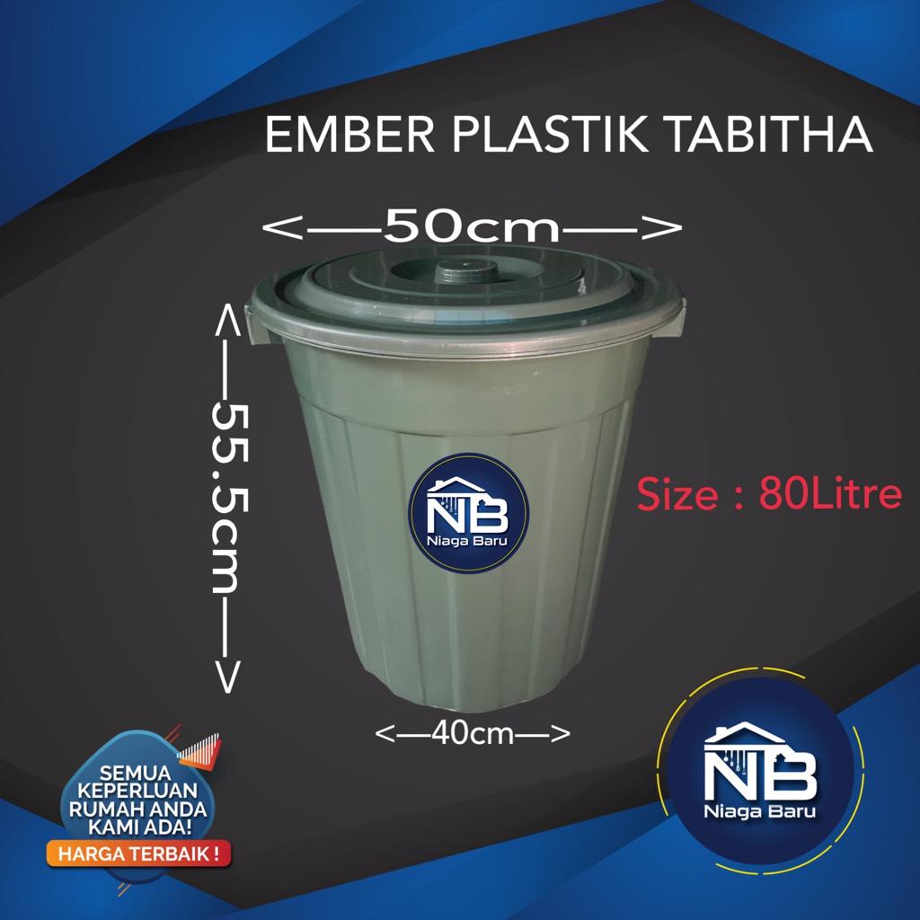 Ember Air 80 liter tutup tong air 80 liter Murah Khusus GOJEK