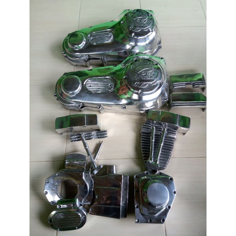 Cover Blok Mesin Kaisar Ruby kanan kiri