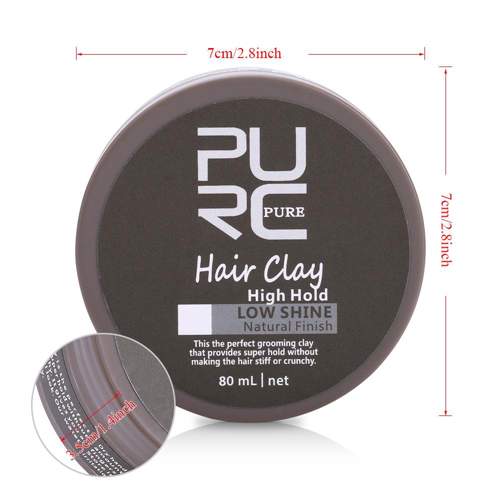 Pomade Men Wax High Shine Cement Hair Beauty Natural Hold 80ml