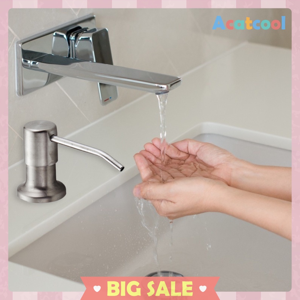 Stainless Steel Soap Dispenser Extension Tube Kit for Kitchen Sink Pump