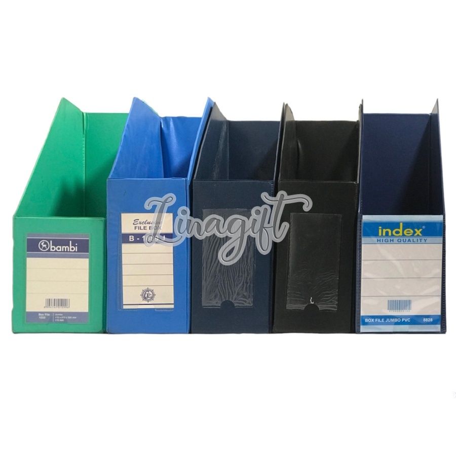

OBRAL BOX FILE JUMBO INDEX 8828 FOLIO CTG B 1689 MAGAZINE BOX FILE JUMBO PVC