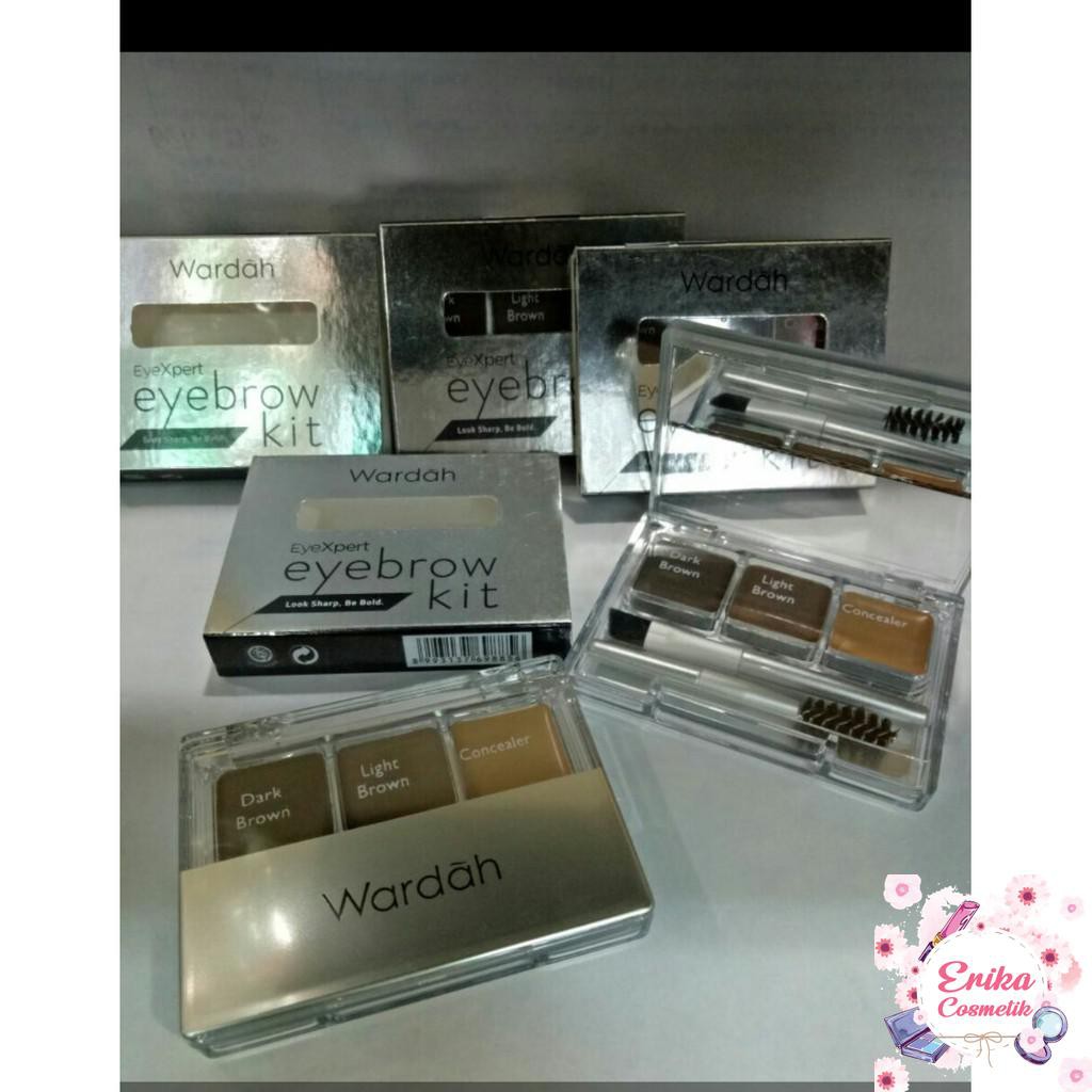 ORIGINAL Wardah EyeXpert Eyebrow Kit Perlengkapan Alis Eye Brow