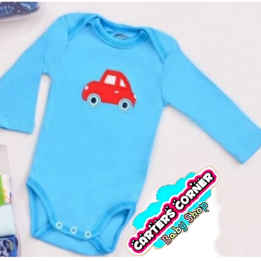 SALE.. JUMPER PANJANG MOTIF BORDIR (SNI) BODYSUIT BLUEFLY SOFT/JUMPER KK