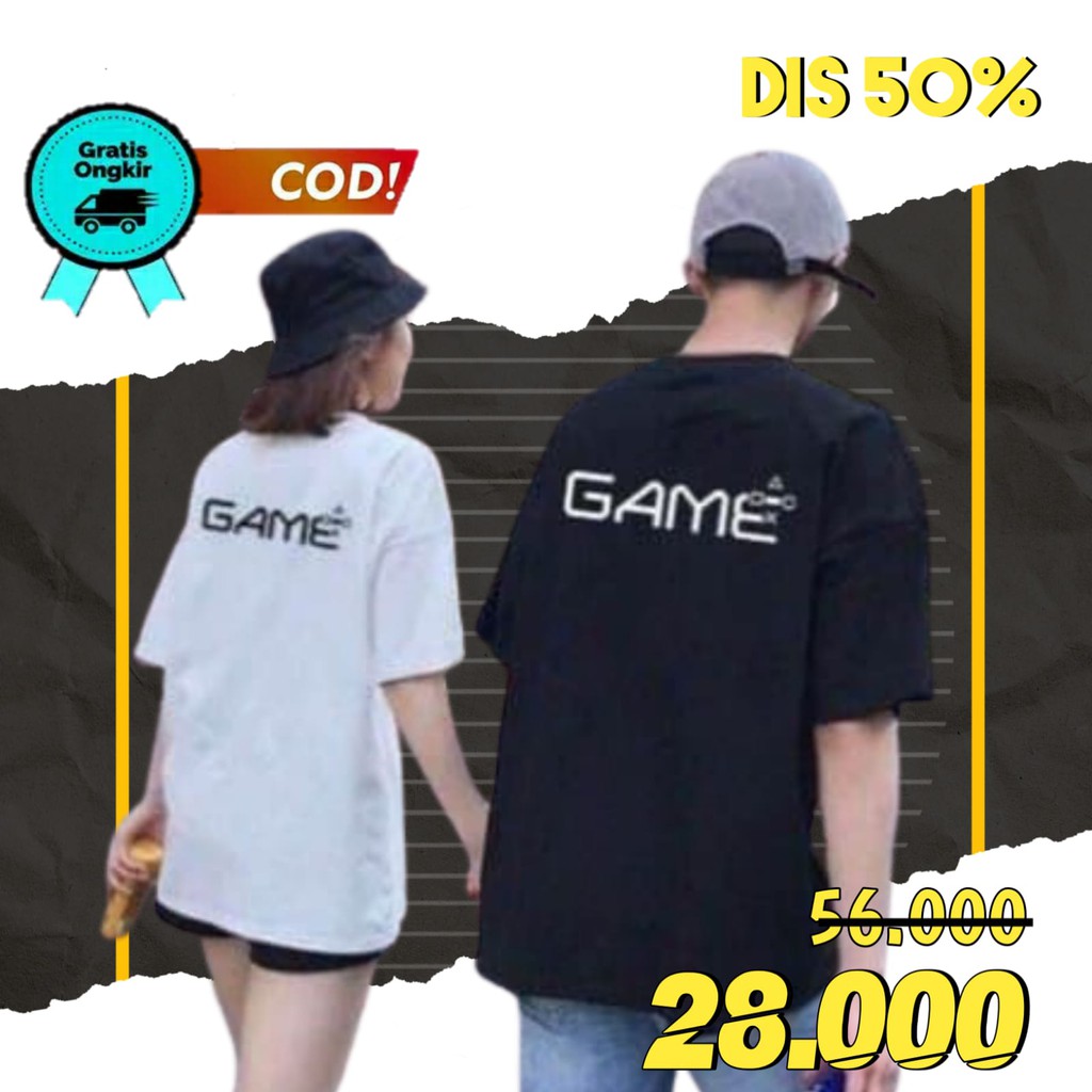 T shirt Baju Kaos Game Stik Stick ps ps5 Gamers ff