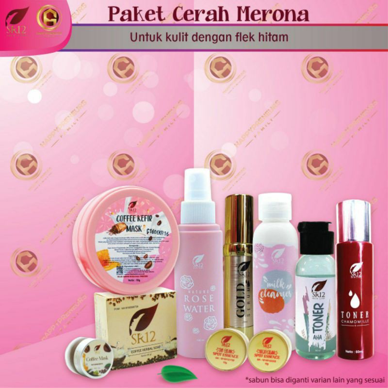 PAKET KOMPLIT CERAH MERONA UNTUK FLEK HITAM / BEKAS JERAWAT / SKINCARE RUTIN / SKINCARE PERAWATAN WAJAH / Paket perawatan wajah original / premium / berkualitas / termurah / terbaik / bagus / bpom / saudagarsr12