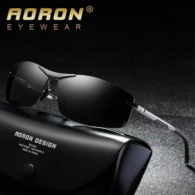 KACAMATA ORIGINAL PHOTOCROMIC AORON POLARIZED ANTI UV 400 PRIA WANITA SR-289