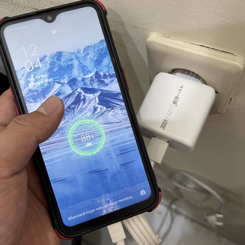 GROSIR CHARGER OPPO RENO7 SUPER VOOC MICRO TYPE C ORIGINAL