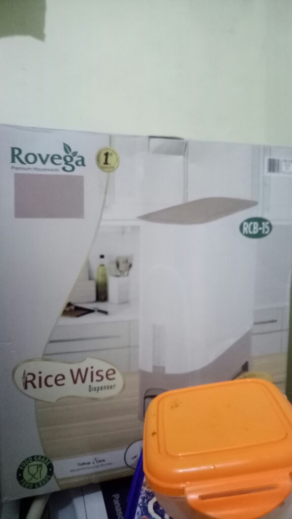 Rovega Tempat Beras Super Rice Box Rice Container Rice Wise 15kg