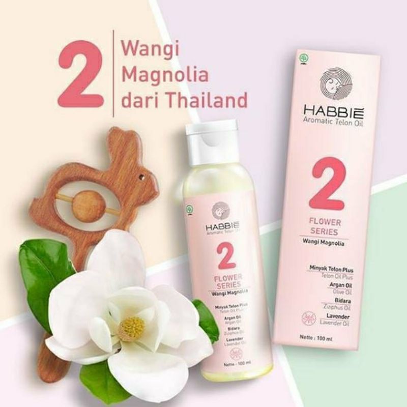 Jual Habbie Minyak Telon Aromatic Varian Bunga No.02 Wangi Magnolia