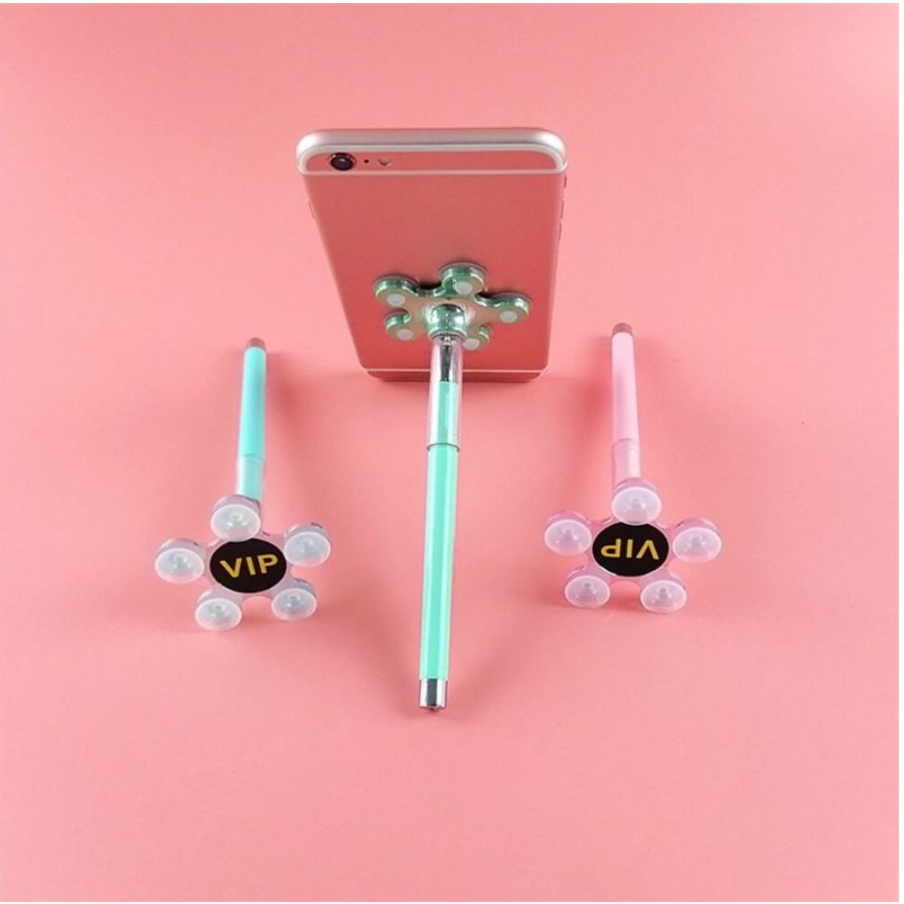 [MH] Stand Holder Pulpen Handphone Bunga 2 in 1