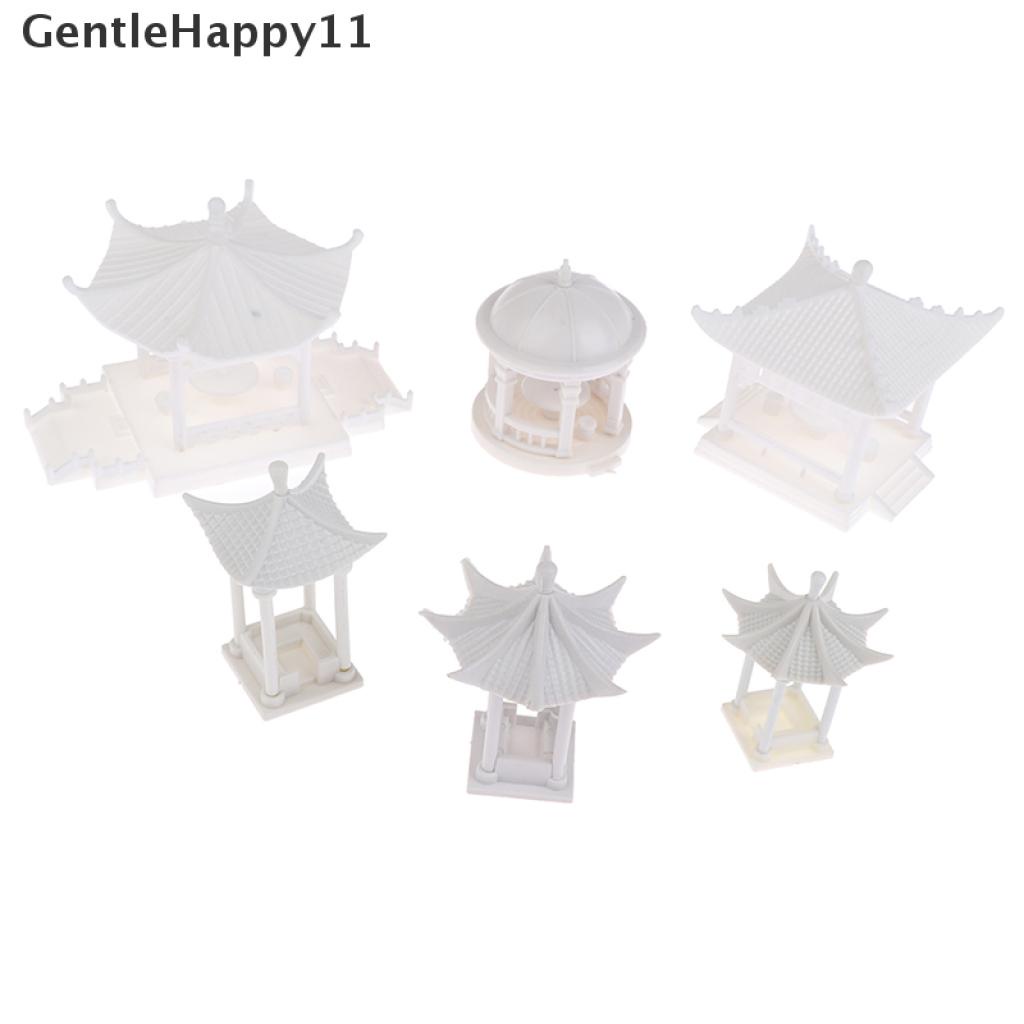 Gentlehappy Miniatur Paviliun Putih Untuk Dekorasi Rumah Boneka