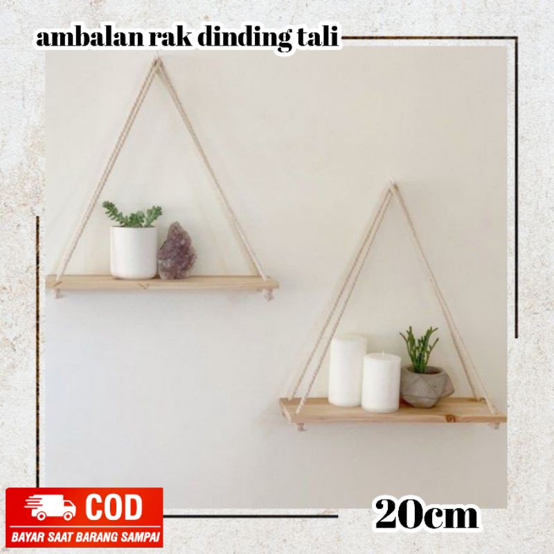 Ambalan rak dinding dekorasi dinding 20cm