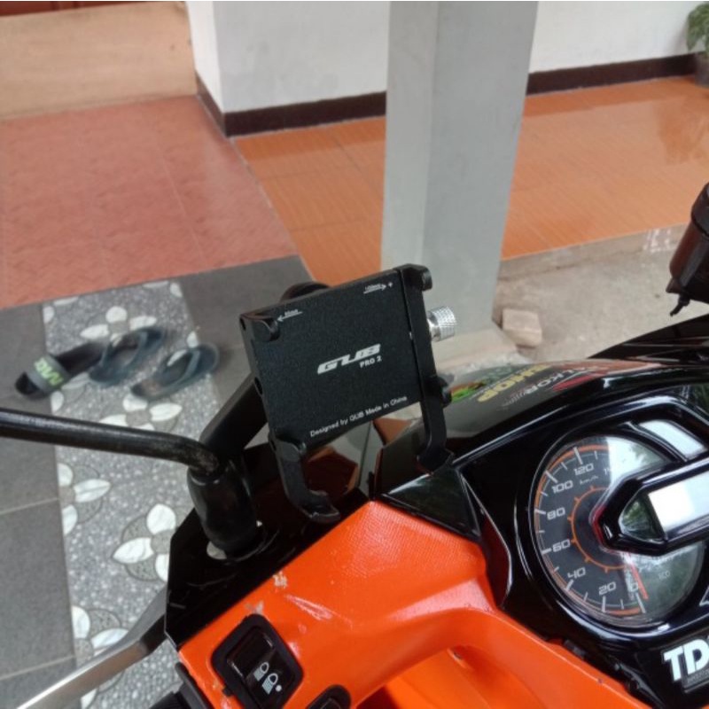 GUB PRO 2 HOLDER HP GPS FILANO FAZZIO VARIO ADV PCX AEROX XMAX SCOOPY GENIO BEAT DLL UNIVERSAL SEMUA MOTOR