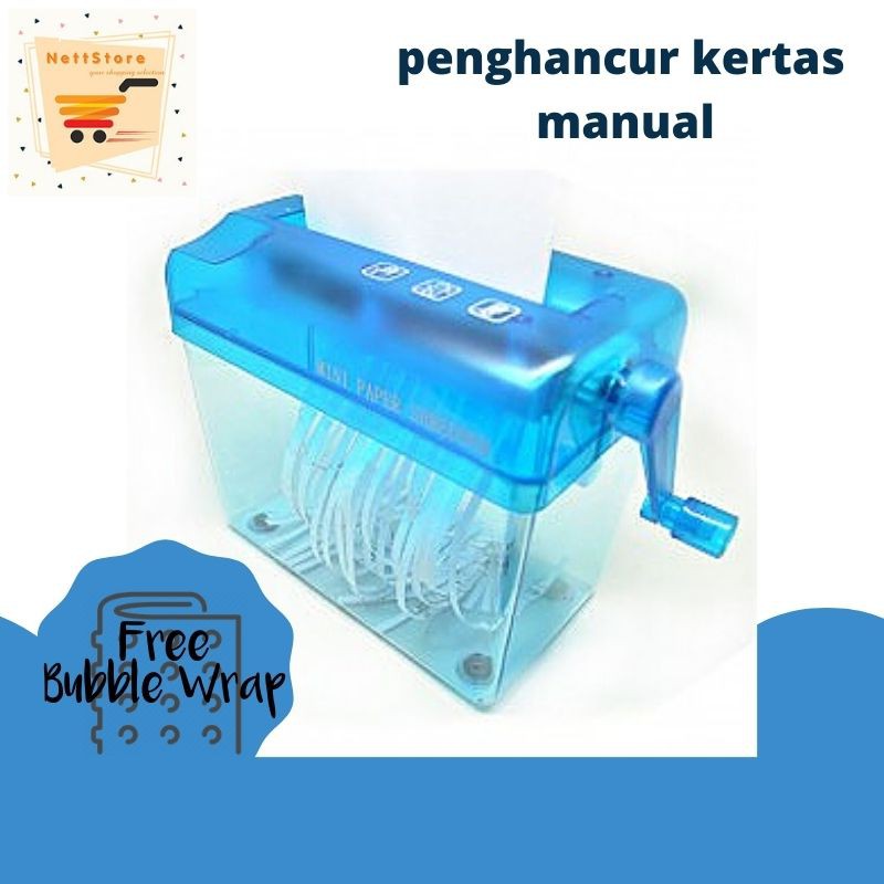 

Penghancur Kertas Manual Paper Shredder