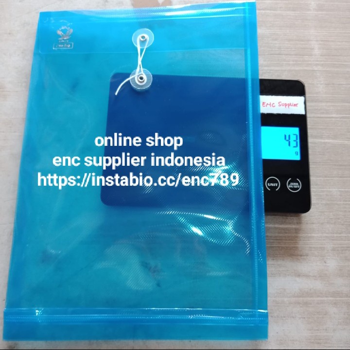 

eagle 3 pcs map plastik folio tali E-211V data bag stopmap f4 e 211v tebal per set - enc.sup