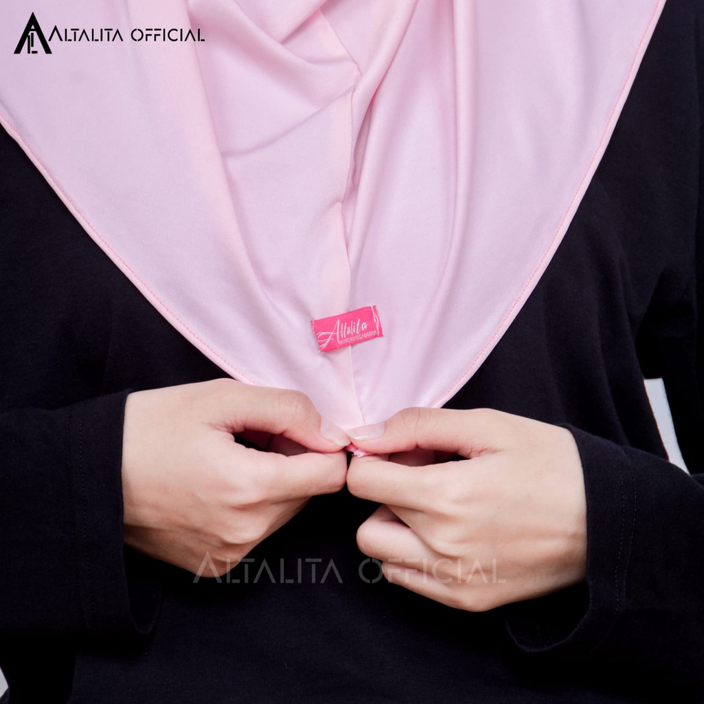 Altalita - Hijab Instant Sporty pet Bahan Jersey Spandek Polos Premium Cocok Untuk Sekolah Olahraga dan Sehari-Hari