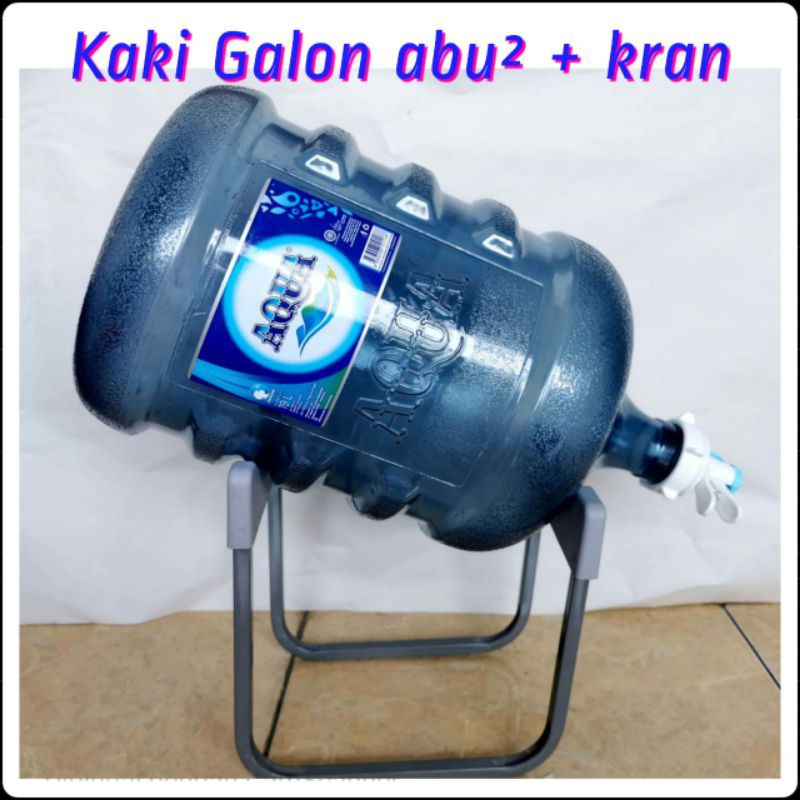 Besi Dudukan Kaki Galon Air Abu-abu