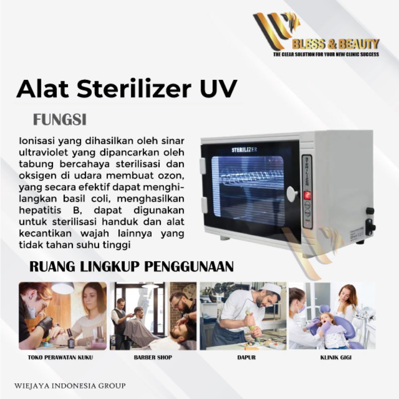 Alat sterilizer Box uv sterilizer box alat steril alat salon medicure alat rumah tangga