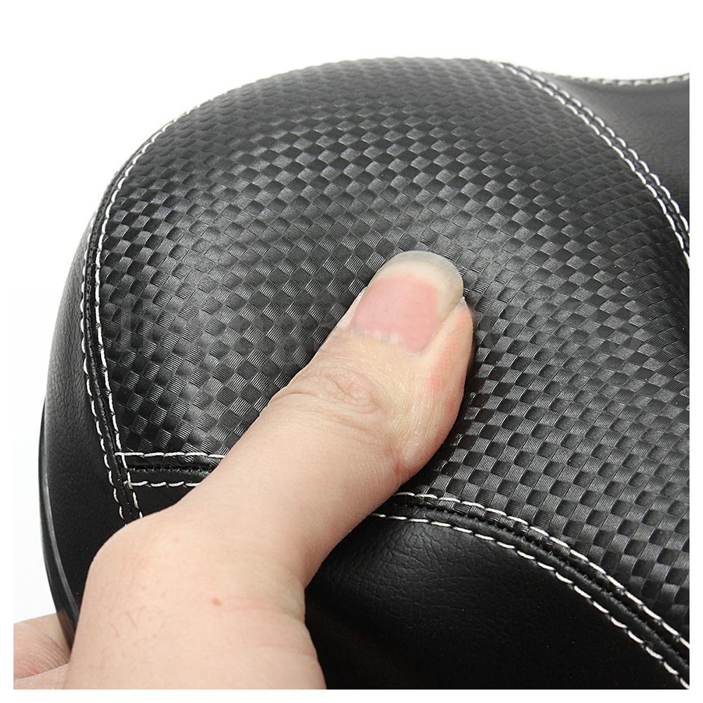 Mall UpperX Jok Sadel Sepeda Bike Saddle Wide Seat Soft Pad Cushion - UX01 - Black