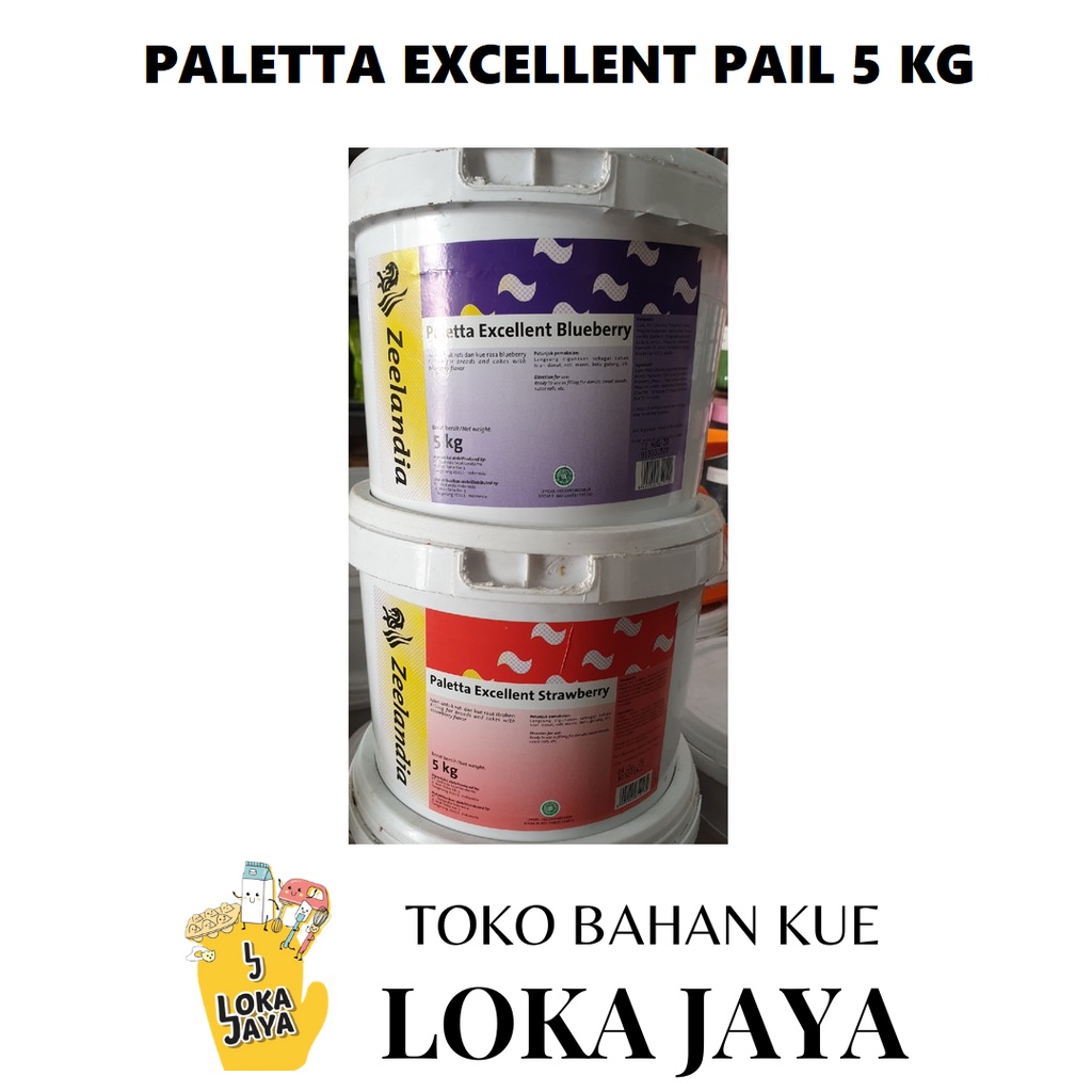 

PALETTA EXCELLENT 5 KG PAIL SELAI STRAWBERRY & BLUEBERRY