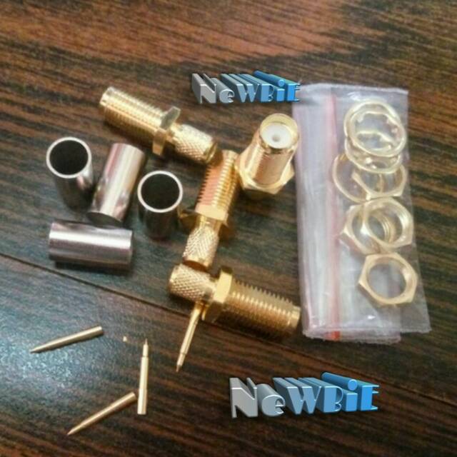 Connector rp sma female rg58